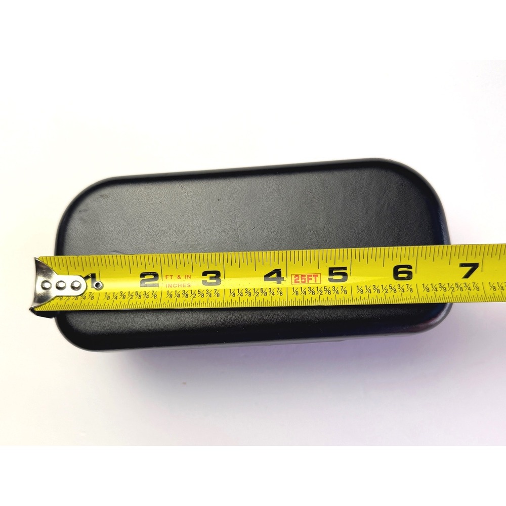 Coach Black Hard Clamshell Sunglasses Eyeglasses Case Logo Designer Minimalist L - Picture 6 of 9